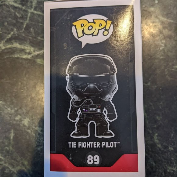 Star Wars Funko Pop! Vinyl - Tie Fighter Pilot Bobble Head 89 - EUC - Picture 4 of 4